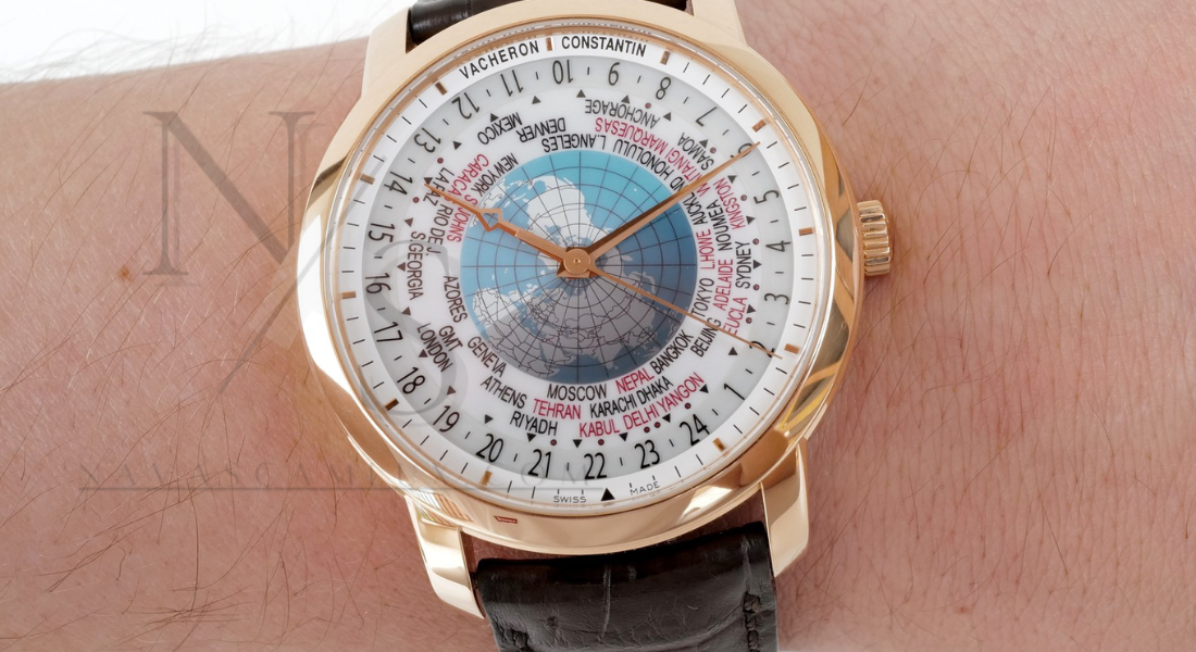 Traditionnelle World Time Rose Gold